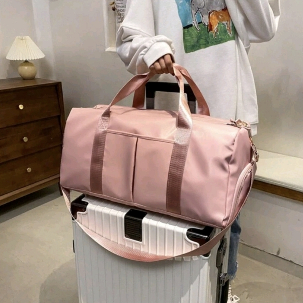NEW Pink Duffle Bag